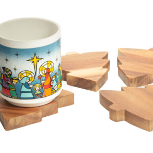 Porta Vasos Navideño